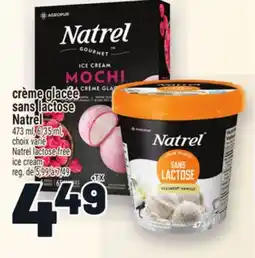Metro CRÈME GLACÉE SANS LACTOSE NATREL | NATREL LACTOSE FREE ICE CREAM offer