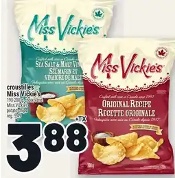 Metro CROUSTILLES MISS VICKIE'S | MISS VICKIE'S POTATO CHIPS offer