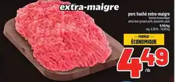 Metro PORC HACHÉ EXTRA-MAIGRE | EXTRA LEAN GROUND PORK offer