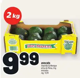 Metro AVOCATS | AVOCADOS offer
