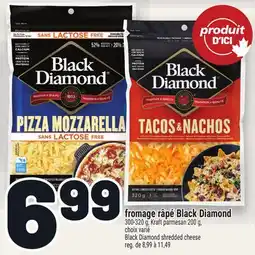Metro FROMAGE RÂPÉ BLACK DIAMOND offer