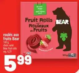 Metro ROULÉS AUX FRUITS BEAR | BEAR FRUIT ROLLS offer