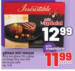 Metro GÂTEAUX MINI MOUSSE | MINI MOUSSE CAKES offer