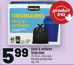 Metro SACS À ORDURES SELECTION | SELECTION GARBAGE BAGS offer