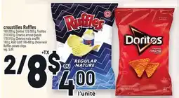 Metro CROUSTILLES RUFFLES | RUFFLES POTATO CHIPS offer
