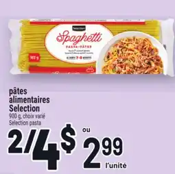 Metro PÂTES ALIMENTAIRES SELECTION | SELECTION PASTA offer
