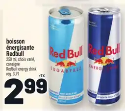 Metro BOISSON ÉNERGISANTE REDBULL | REDBULL ENERGY DRINK offer