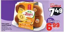 Metro KIWIS JAUNES SUCRÉS SUNGOLD | SUNGOLD SWEET YELLOW KIWI offer