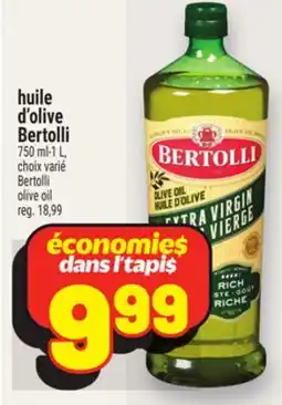 Metro HUILE D'OLIVE BERTOLLI | BERTOLLI OLIVE OIL offer