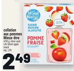 Metro COLLATION AUX POMMES MIEUX-ÊTRE | LIFE SMART APPLE SNACK offer