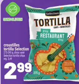 Metro CROUSTILLES TORTILLA SELECTION | SELECTION TORTILLA CHIPS offer