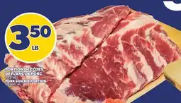 Provigo PORTION DE CÔTES DE FLANC DE PORC | PORK SIDE RIB PORTION offer