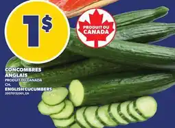 Provigo CONCOMBRES ANGLAIS | ENGLISH CUCUMBERS offer