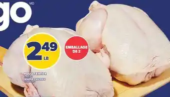 Provigo POULET ENTIER | WHOLE CHICKEN offer