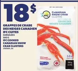 Provigo GRAPPES DE CRABE DES NEIGES CANADIEN IFC CUITES, 500 G | IFC COOKED CANADIAN SNOW CRAB CLUSTERS offer