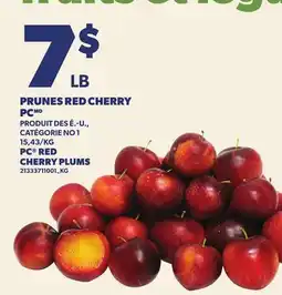 Provigo PRUNES RED CHERRY PC | PC RED CHERRY PLUMS offer