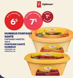 Provigo HUMMUS FONTAINE SANTÉ, 454 G | FONTAINE SANTÉ HUMMUS offer