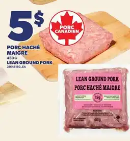 Provigo PORC HACHÉ MAIGRE, 450 G | LEAN GROUND PORK offer
