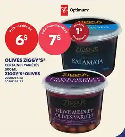 Provigo OLIVES ZIGGY'S , 500 ML | ZIGGY'S OLIVES offer