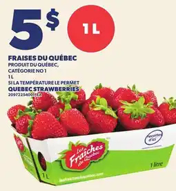 Provigo FRAISES DU QUÉBEC, 1 L | QUEBEC STRAWBERRIES offer