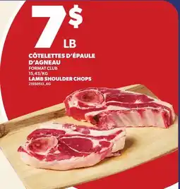 Provigo CÔTELETTES D'ÉPAULE D'AGNEAU | LAMB SHOULDER CHOPS offer