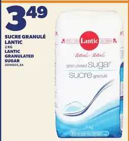 Provigo SUCRE GRANULÉ LANTIC, 2 KG | LANTIC GRANULATED SUGAR offer