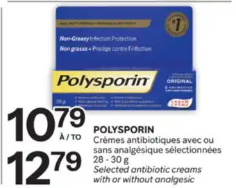 Brunet POLYSPORIN Crèmes antibiotiques avec ou sans analgésique sélectionnées offer