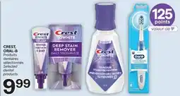 Brunet CREST, ORAL-B Produits dentaires sélectionnés offer