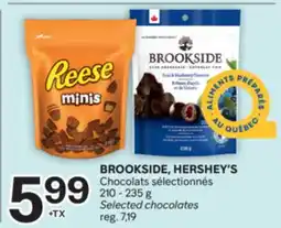 Brunet BROOKSIDE, HERSHEY'S Chocolats sélectionnés offer