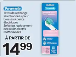 Brunet Personnelle Têtes de rechange sélectionnées pour brosses à dents électriques offer
