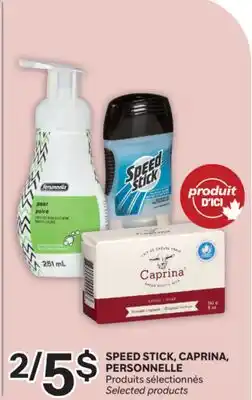 Brunet SPEED STICK, CAPRINA, PERSONNELLE Produits sélectionnés offer