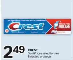 Brunet CREST Dentifrices sélectionnés offer
