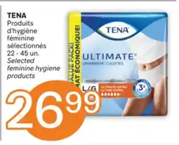 Brunet TENA Produits d'hygiène féminine sélectionnés offer