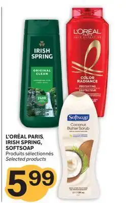 Brunet L'OREAL PARIS, IRISH SPRING, SOFTSOAP Produits sélectionnés offer