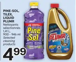 Brunet PINE-SOL, TILEX, LIQUID PLUMR Nettoyants sélectionnés offer