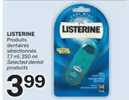 Brunet LISTERINE Produits dentaires sélectionnés offer