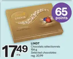 Brunet LINDT Chocolats sélectionnés offer