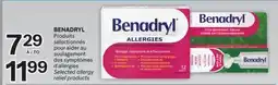 Brunet BENADRYL Produits sélectionnés pour aider au soulagement des symptômes d'allergies offer