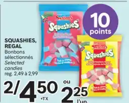 Brunet SQUASHIES, REGAL Bonbons sélectionnés offer