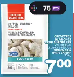 Marches Tradition VALEUR PLUS FROZEN RAW WHITE SHRIMP offer