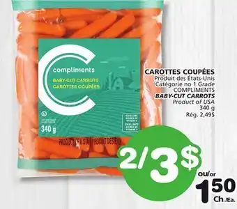 Marches Tradition COMPLIMENTS BABY-CUT CARROTS offer