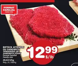 Marches Tradition TENDERIZED OR SANDWICH STEAK offer