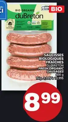 Marches Tradition DU BRETON FRESH ORGANIC SAUSAGES offer