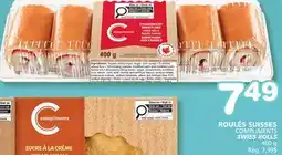 Marches Tradition COMPLIMENTS SWISS ROLLS offer