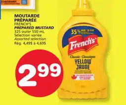 Marches Tradition FRENCH'S PREPARED MUSTARD offer