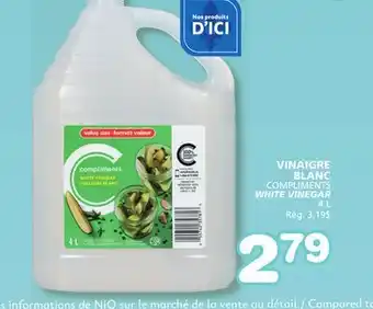 Marches Tradition COMPLIMENTS WHITE VINEGAR offer