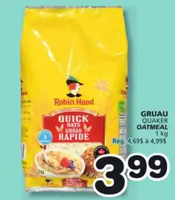 Marches Tradition QUAKER OATMEAL offer