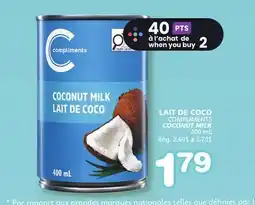 Marches Tradition COMPLIMENTS COCONUT MILK offer