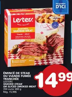 Marches Tradition LESTERS SHAVED STEAK OR SLICED SMOKED MEAT offer