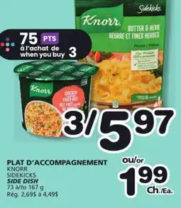 Marches Tradition KNORR SIDEKICKS SIDE DISH offer